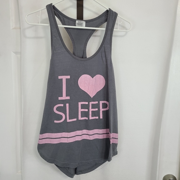 Roll Outta Bed Woman's Sleeper Tanktop, Size: XL Color: Grey - Picture 3 of 14